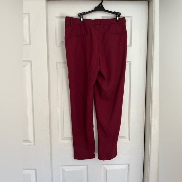 Mens SHEIN Burgundy Size Large inseam 28.5 Suit Pants - Picture 6 of 8